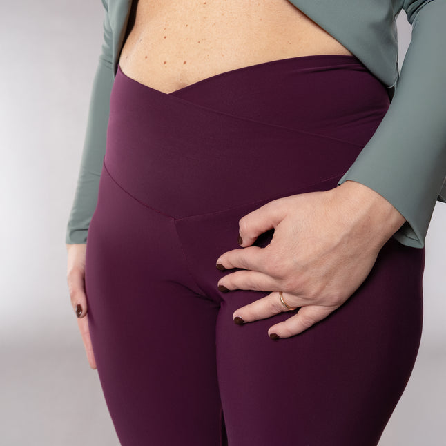 Leggings Smile con Cintura Incrociata a V