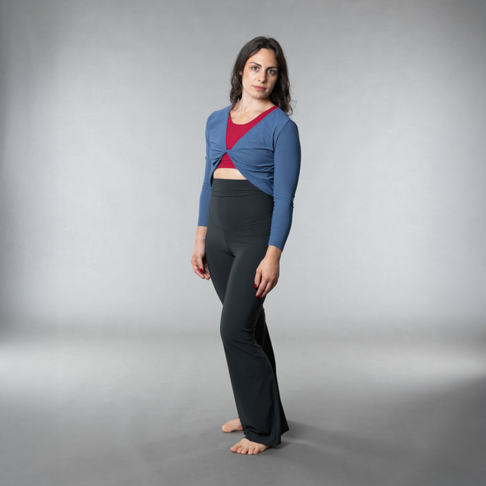 Pantalone Sunny a zampa e vita alta