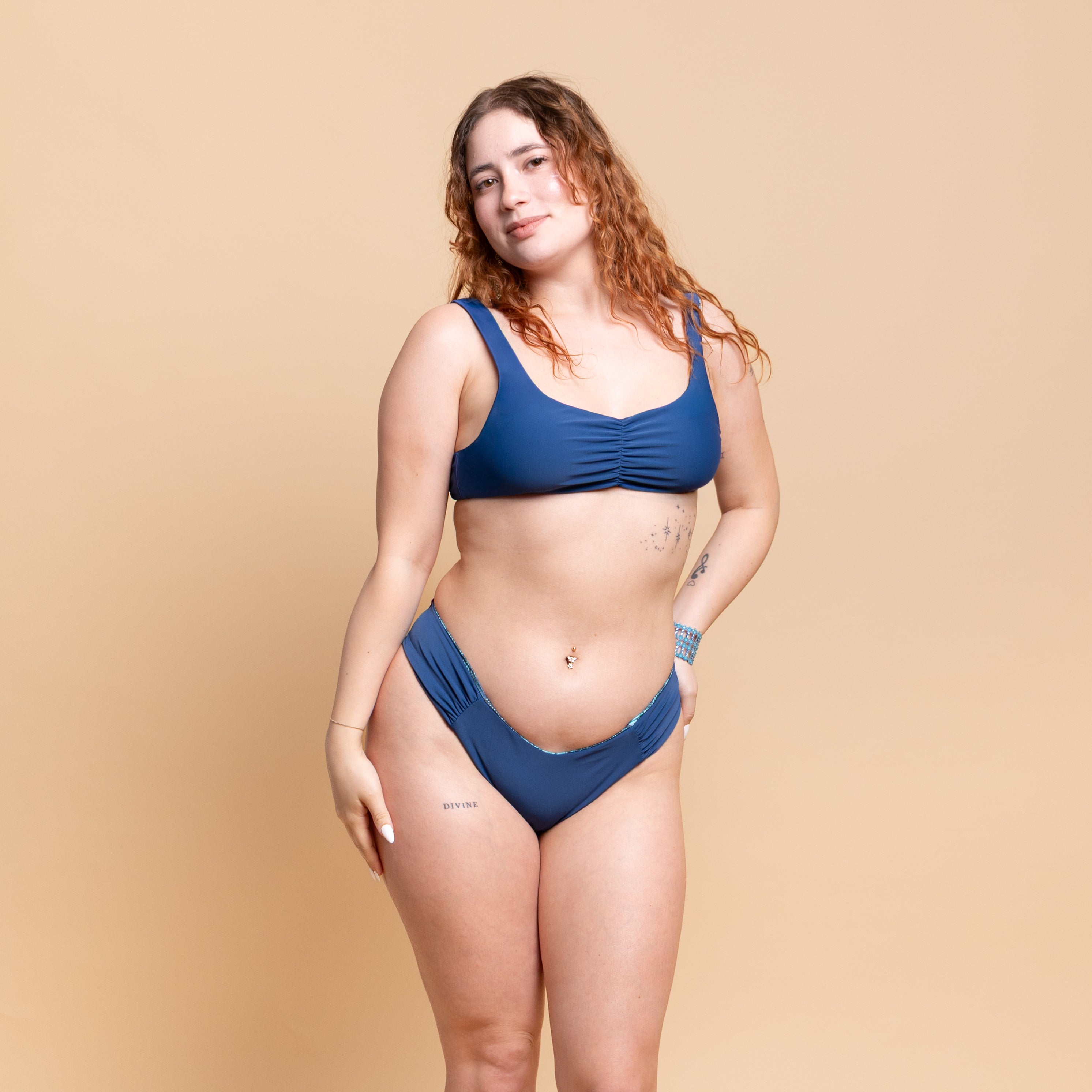 Slip bikini a Conchiglia Fantasia