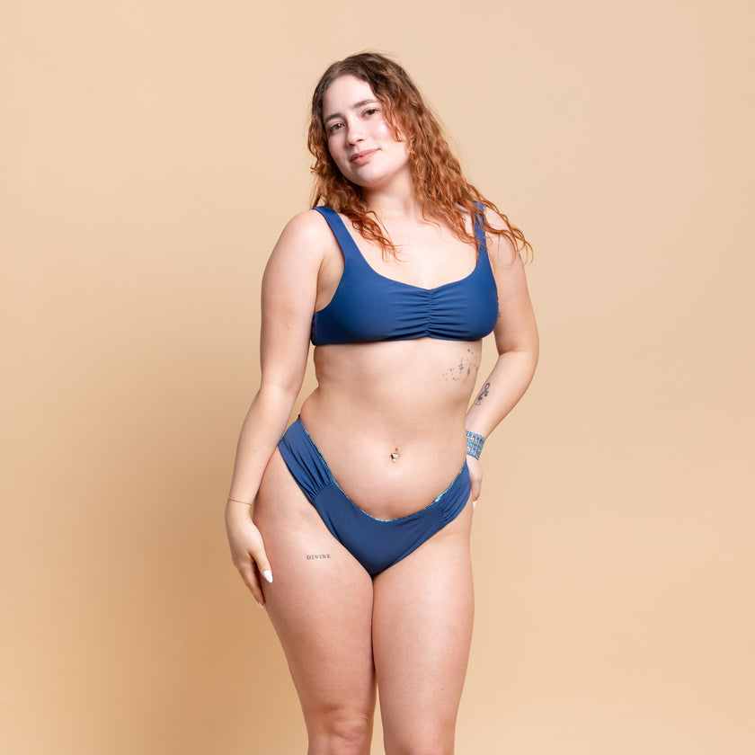 Slip bikini a Conchiglia Fantasia