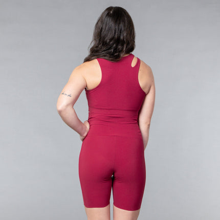 Top Bra Activewear Asimmetrico