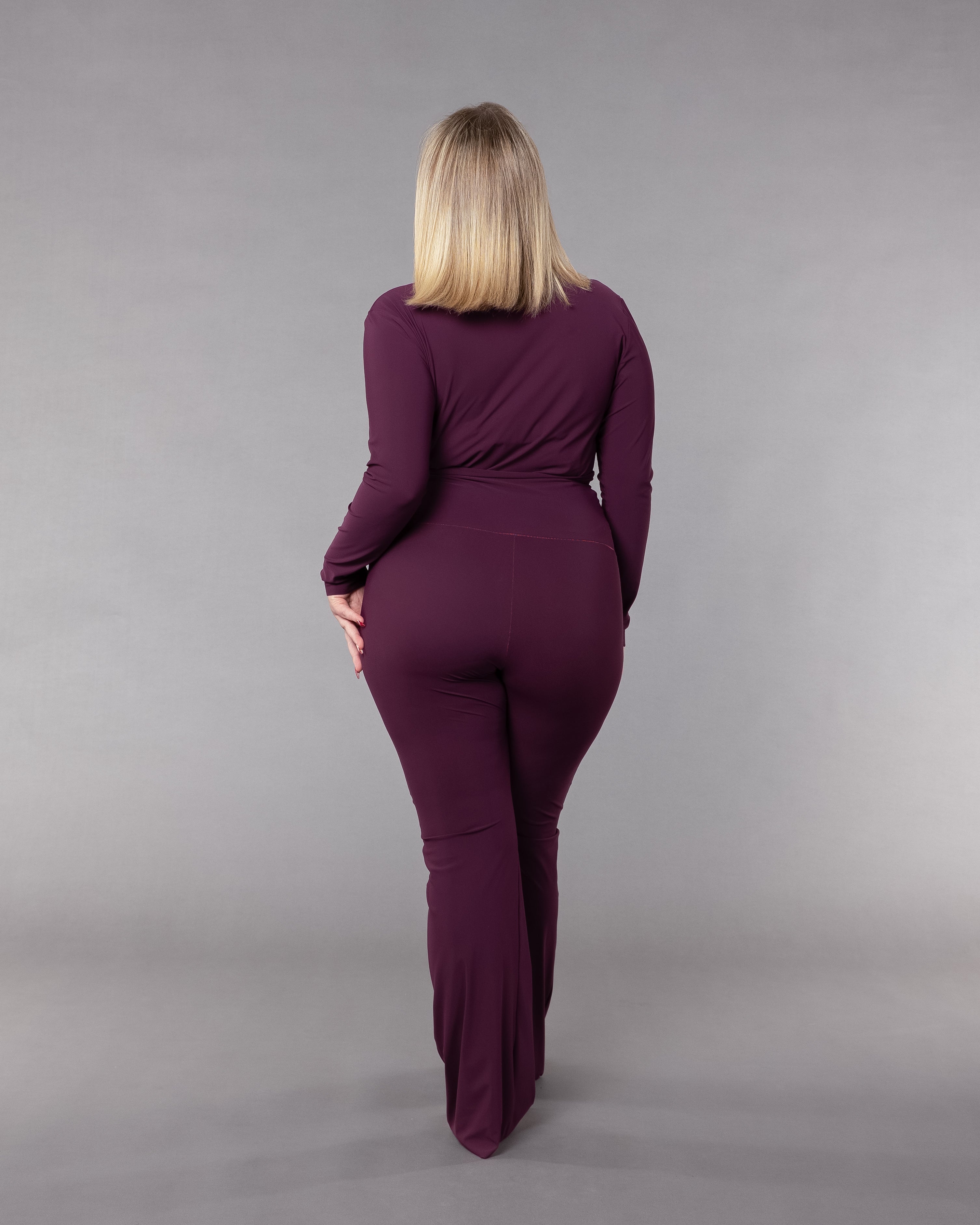 Pantalone Sunny a zampa e vita alta