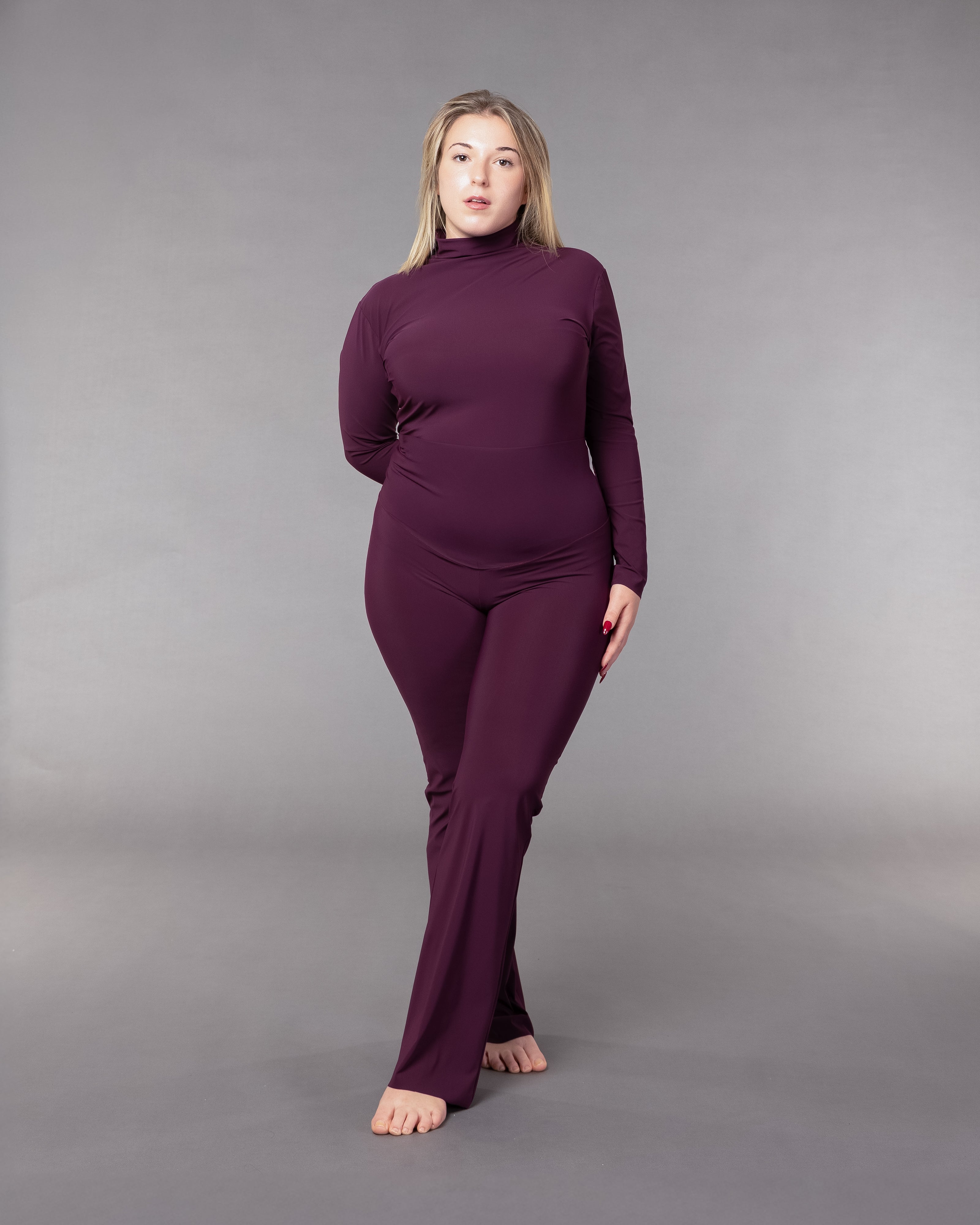 Pantalone Sunny a zampa e vita alta