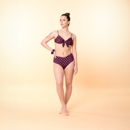 Slip Bikini Vita Alta a V