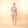 Slip Bikini Vita Midi con Arriccio