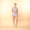 Slip Bikini Vita Midi con Arriccio