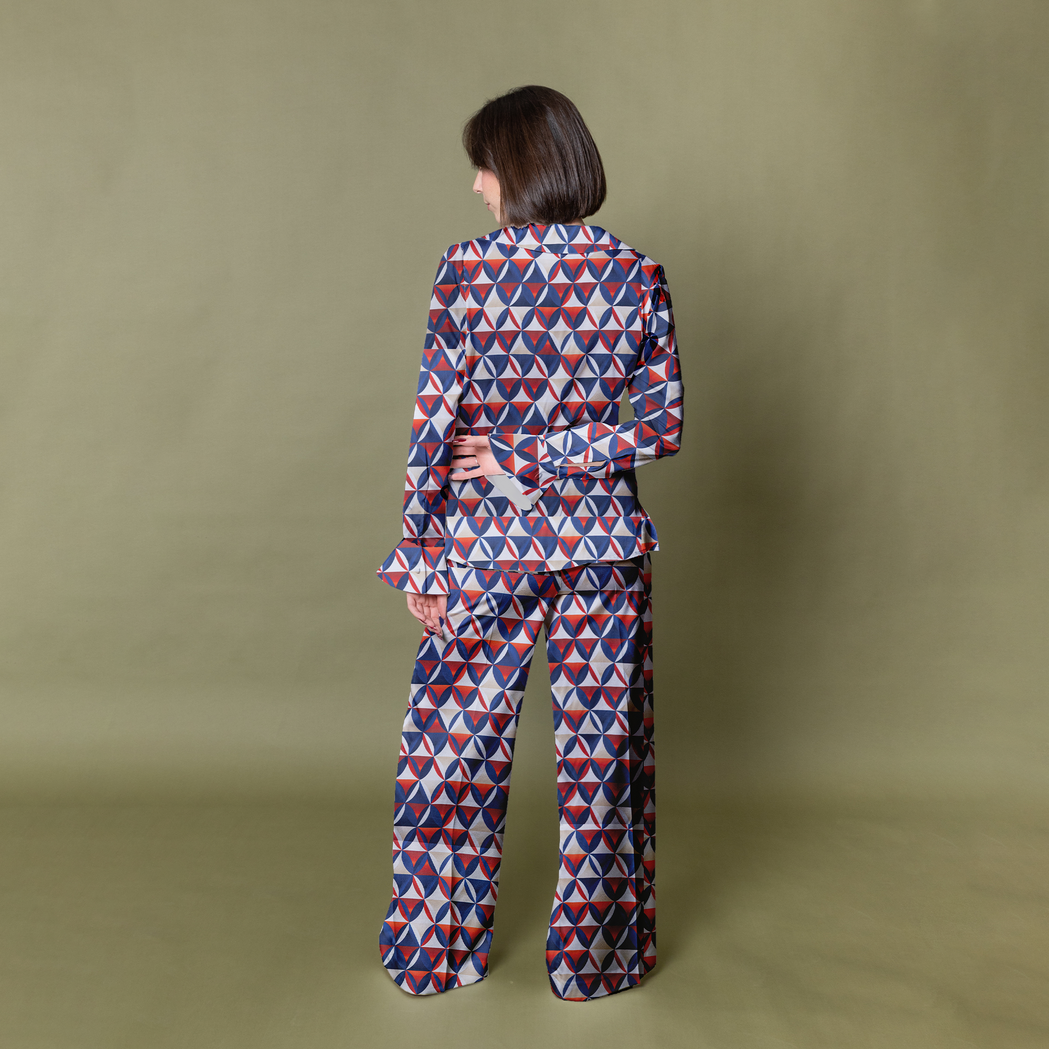 Pantalone Palazzo in Pura Seta