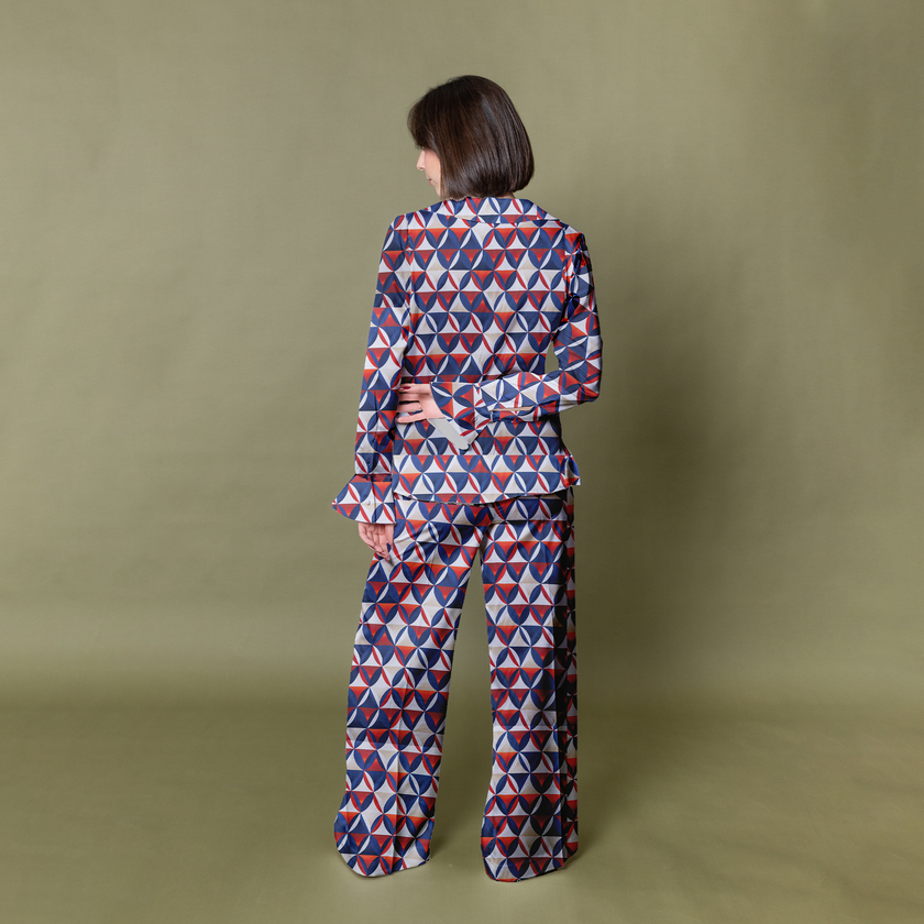 Pantalone Palazzo in Pura Seta