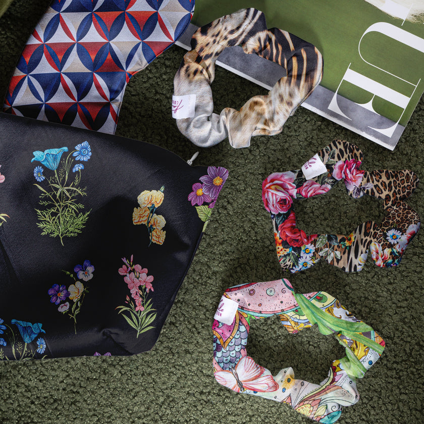 Scrunchie in pura seta