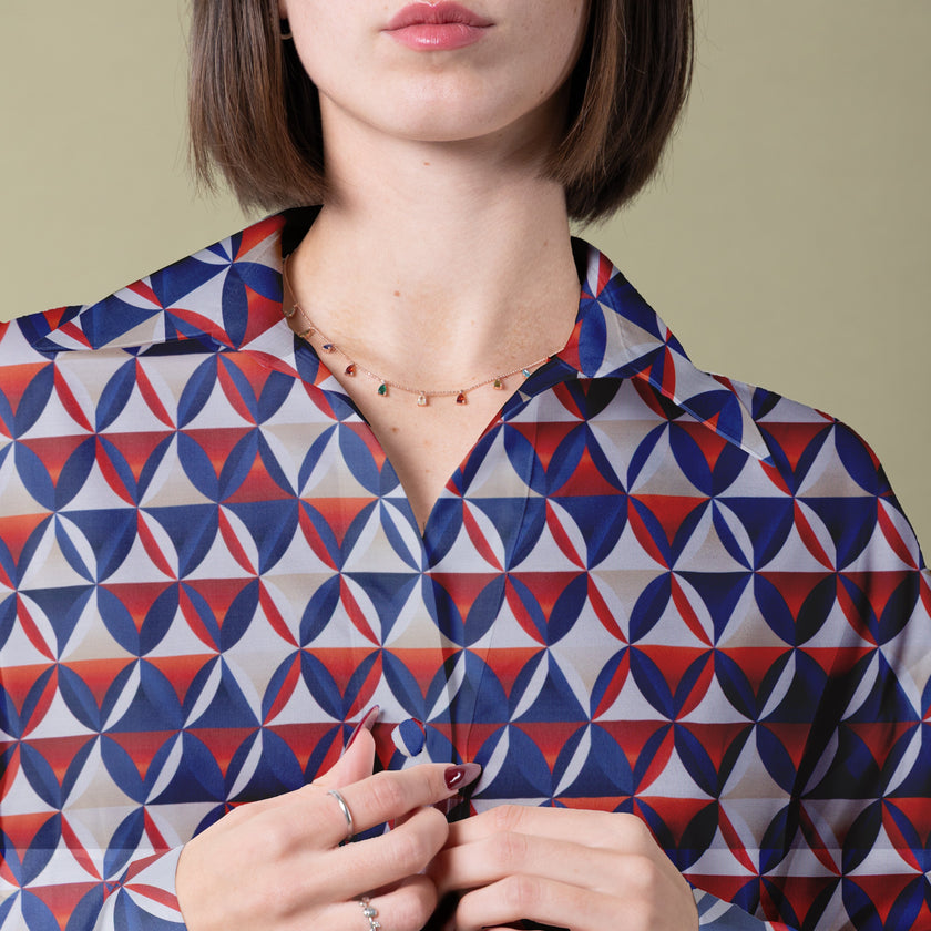 Polo Manica Lunga in Pura Seta