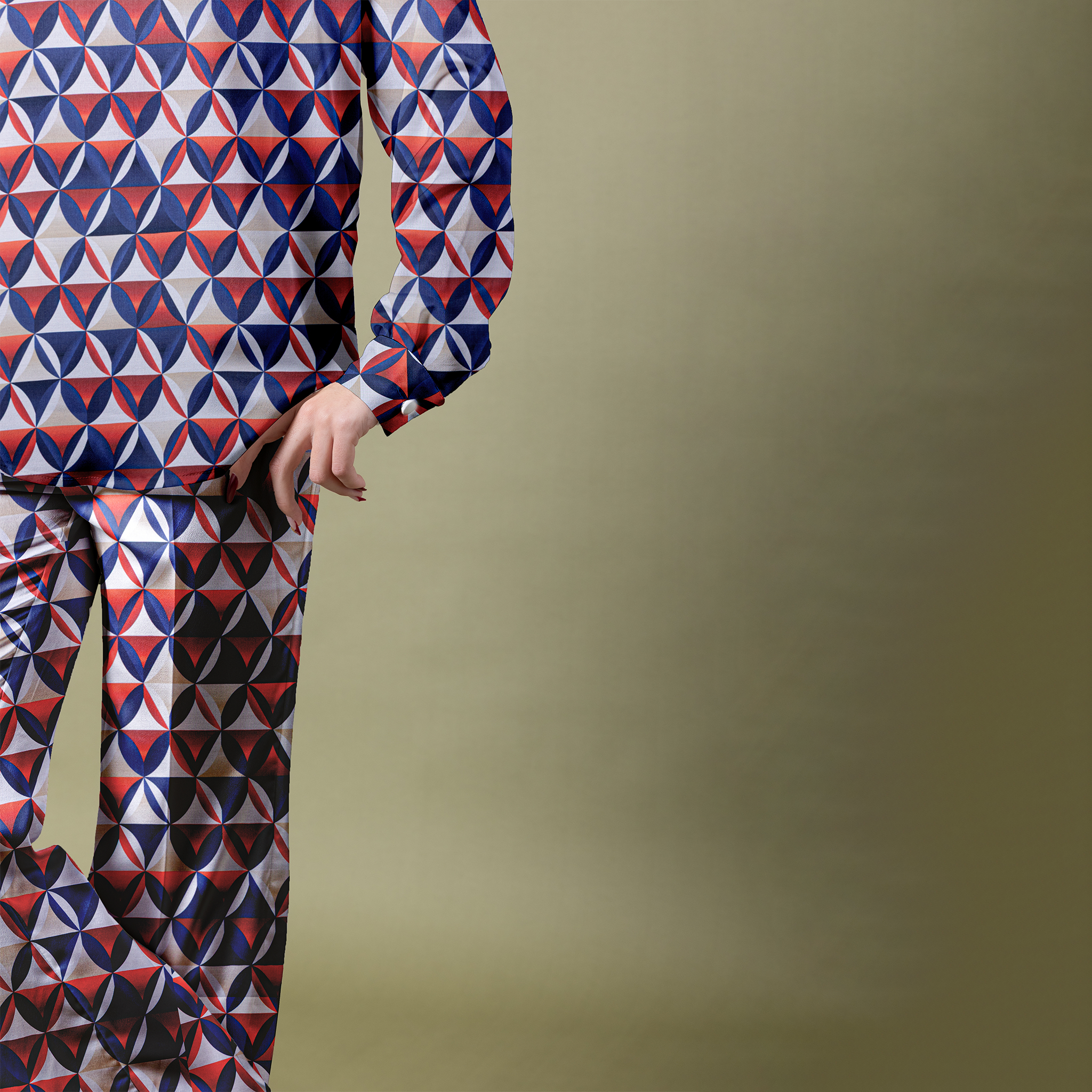 Pantalone Palazzo in Pura Seta