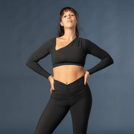 Pantalone Pegaso con cintura arricciata
