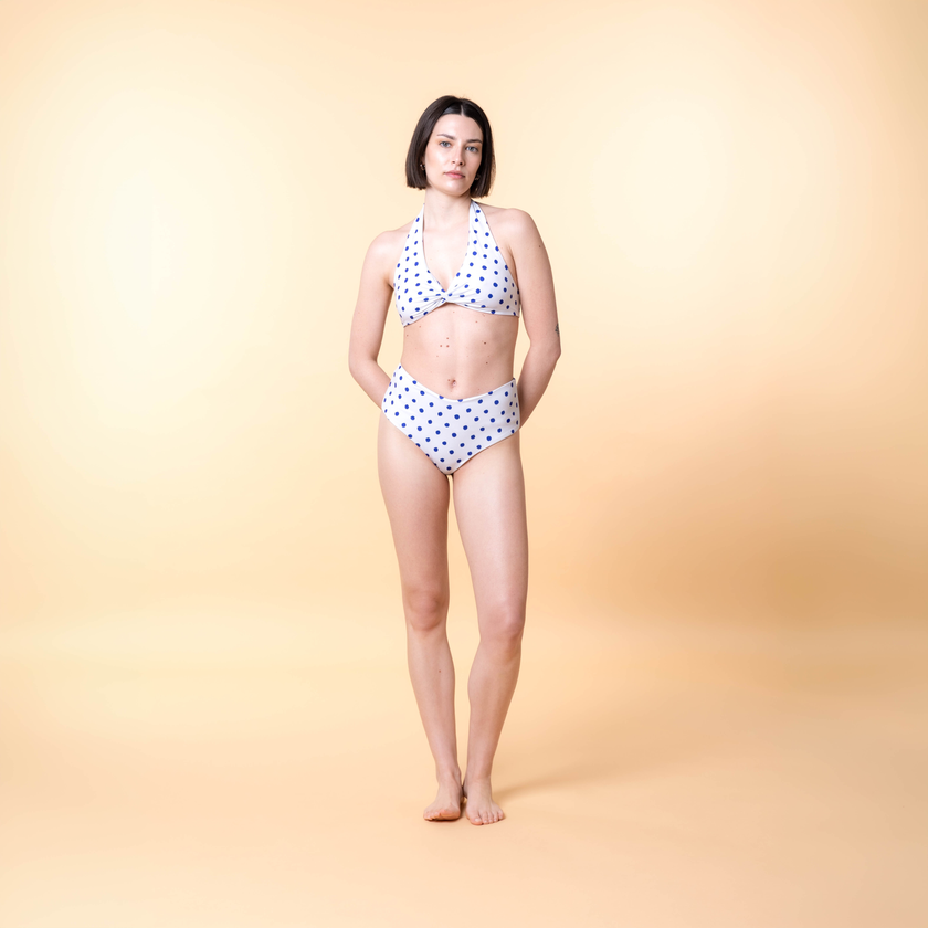 Slip Bikini Vita Alta a V