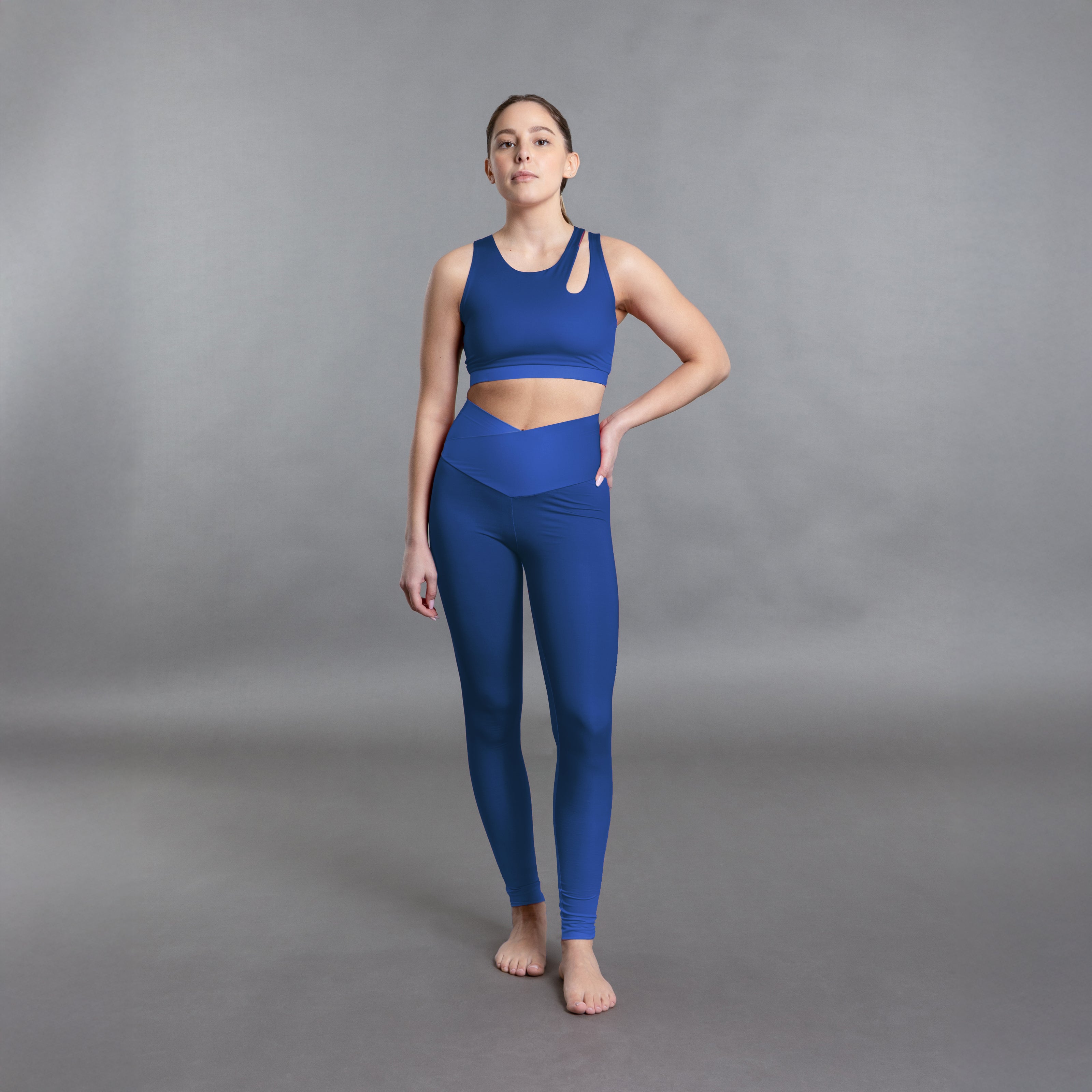 Leggings Smile con Cintura Incrociata a V