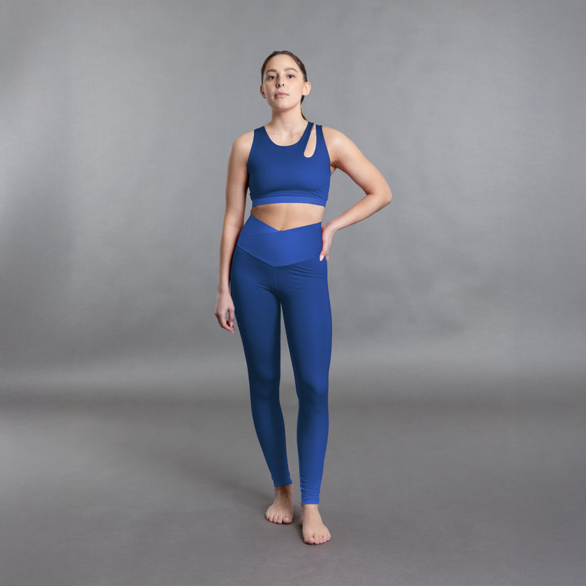 Leggings Smile con Cintura Incrociata a V