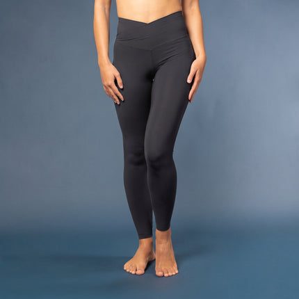 Leggings Lyra con Cintura Incrociata a V