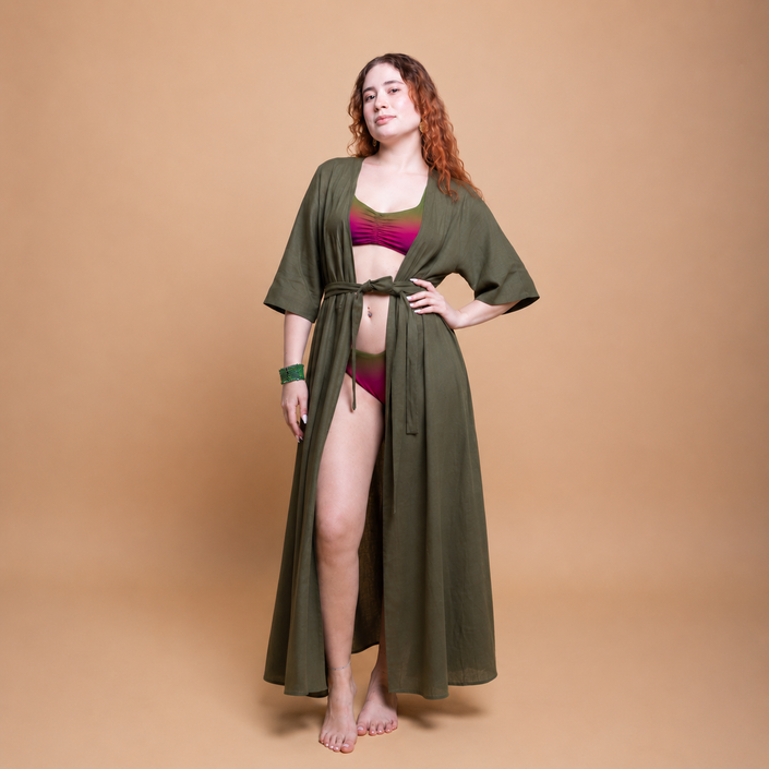 Abito Kimono in Lino