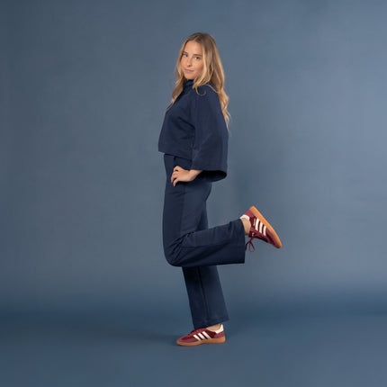 Felpa Kimono con collo a cratere
