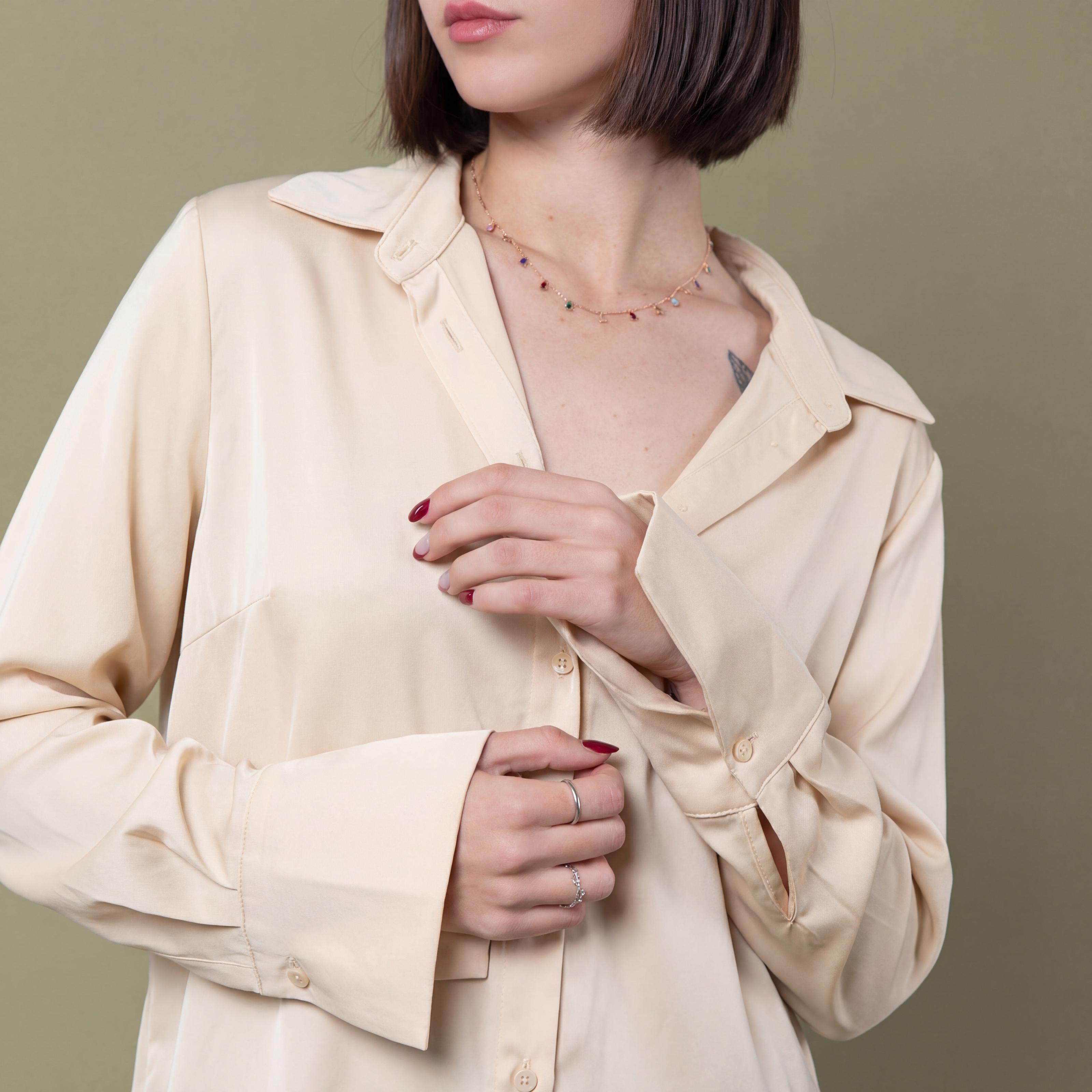 Camicia Slim in Pura Seta
