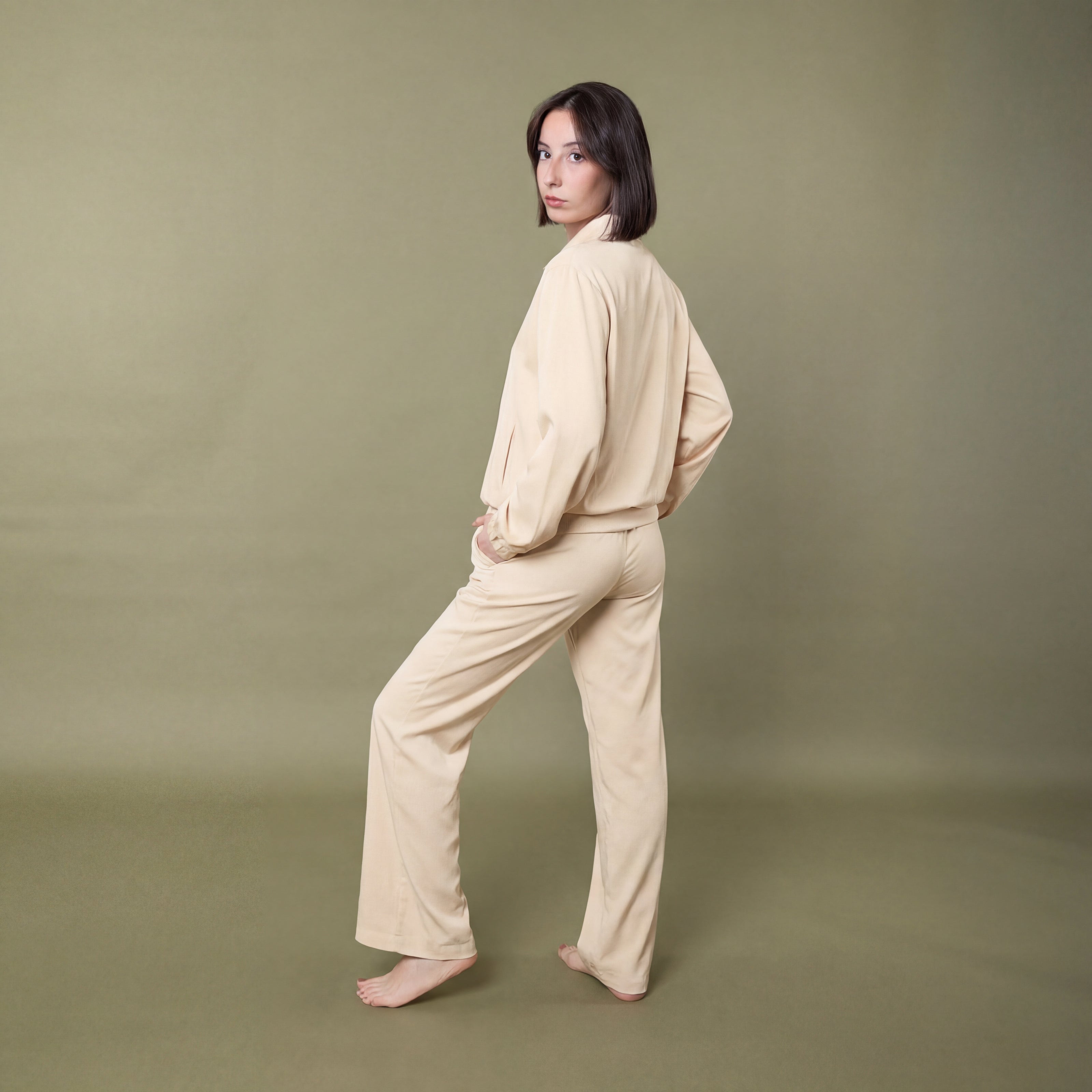 Polo Manica Lunga in Pura Seta