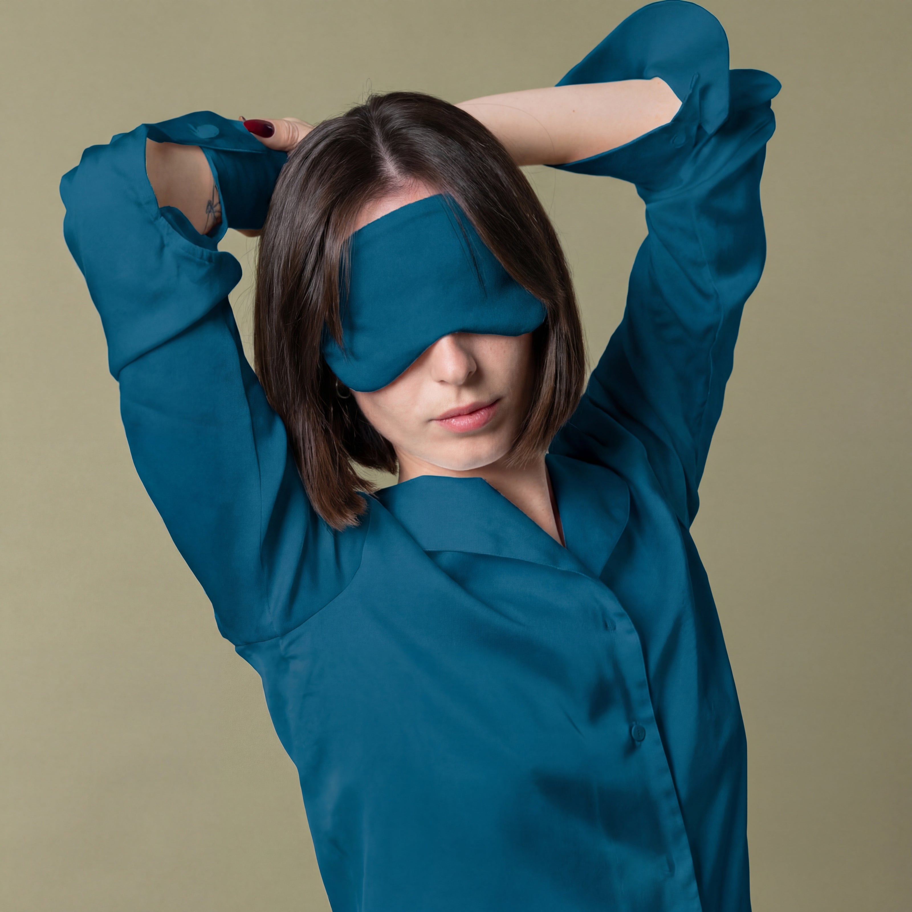 Mascherina da Notte in pura seta