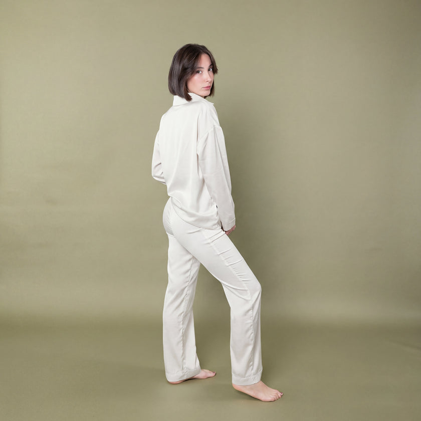 Polo Manica Lunga in Pura Seta