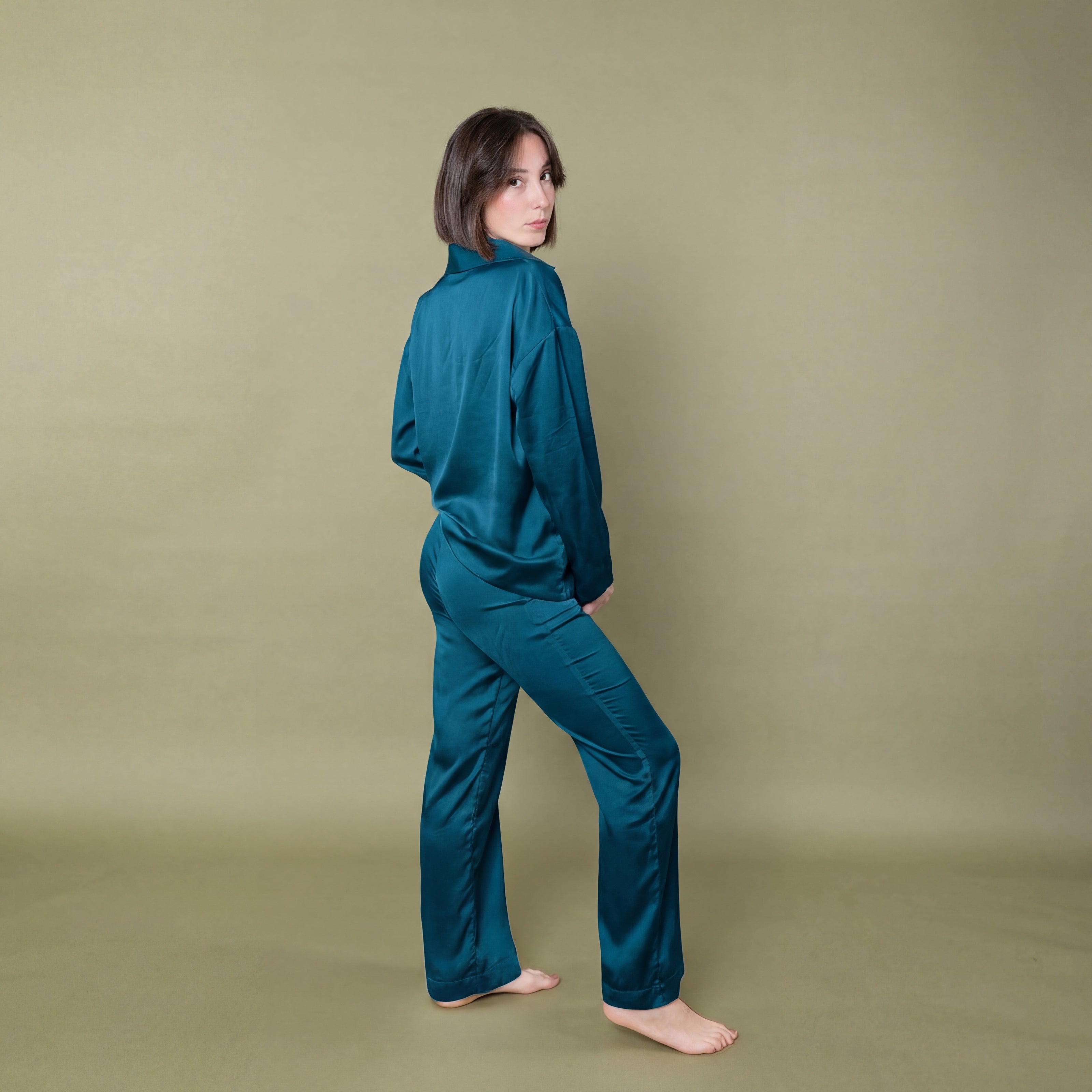 Polo Manica Lunga in Pura Seta