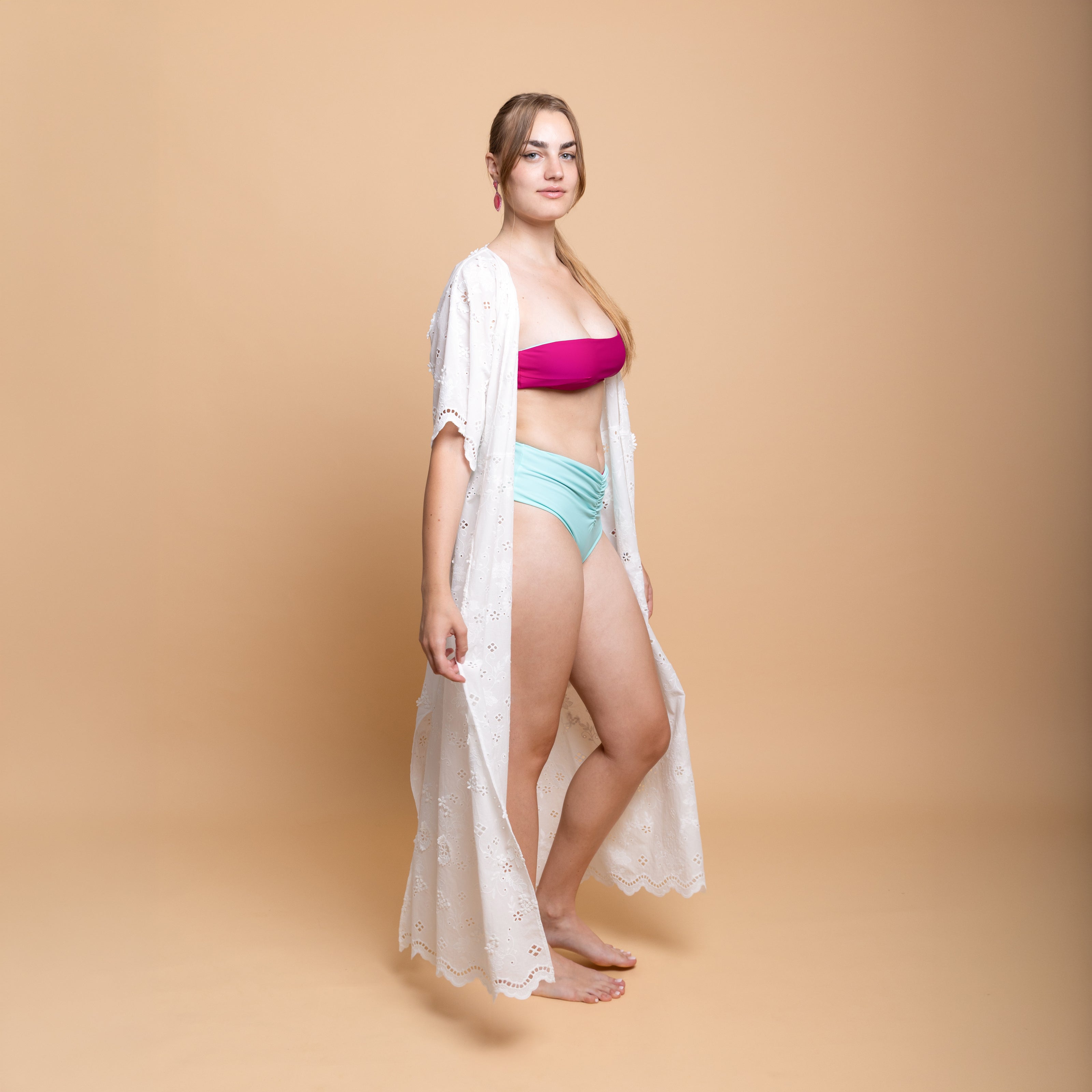 Abito Kimono in Pizzo san gallo