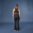 Pantalone Astra a zampa e vita alta