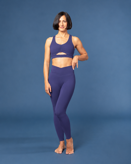 Leggings Lyra con Cintura Incrociata a V