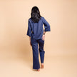 Camicia in lino con spacchi