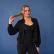 Giacca con Zip in felpa